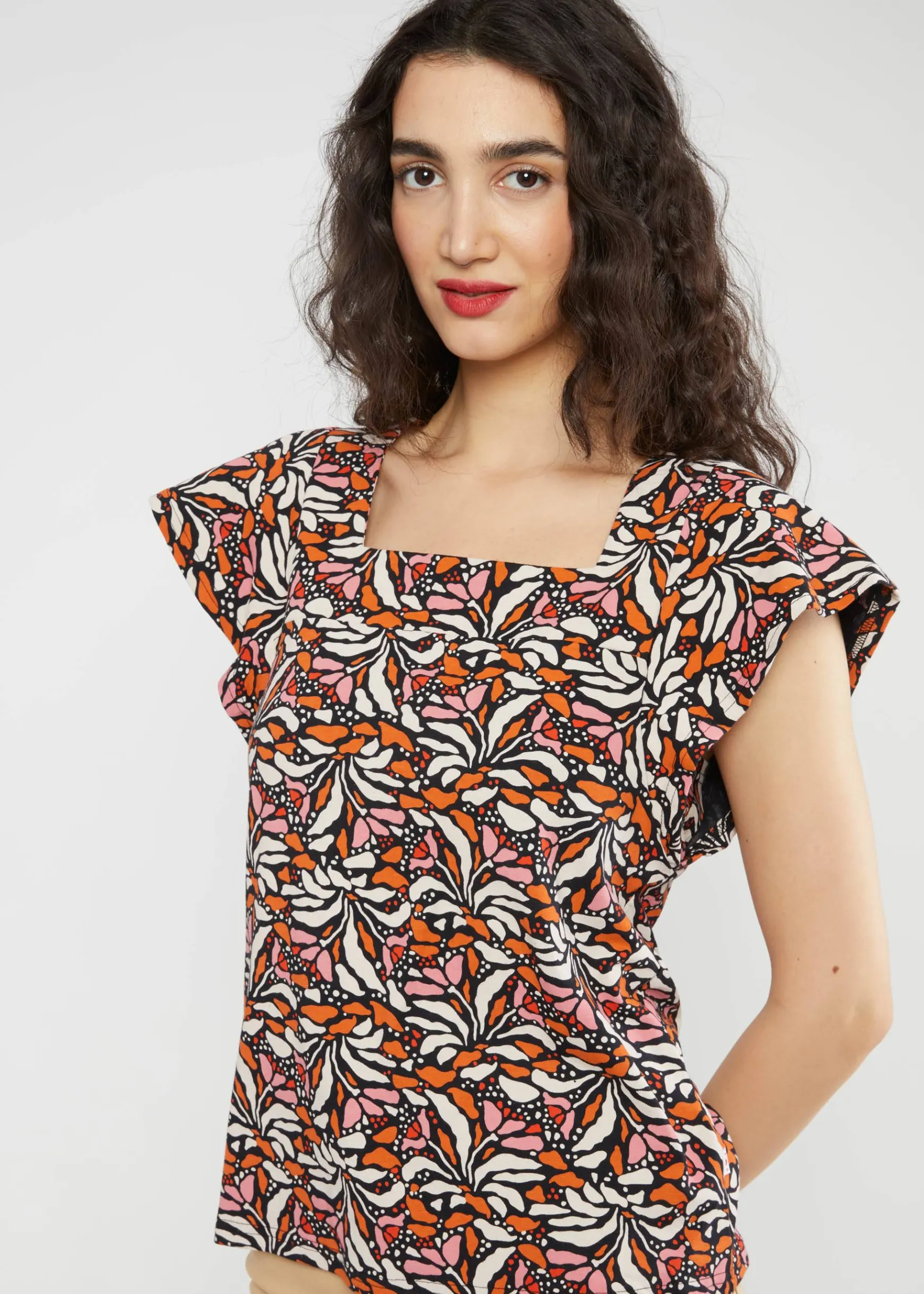 Damen Blutsgeschwister T-Shirts|Rundhals|Jerseyshirt Valance Carru00E9