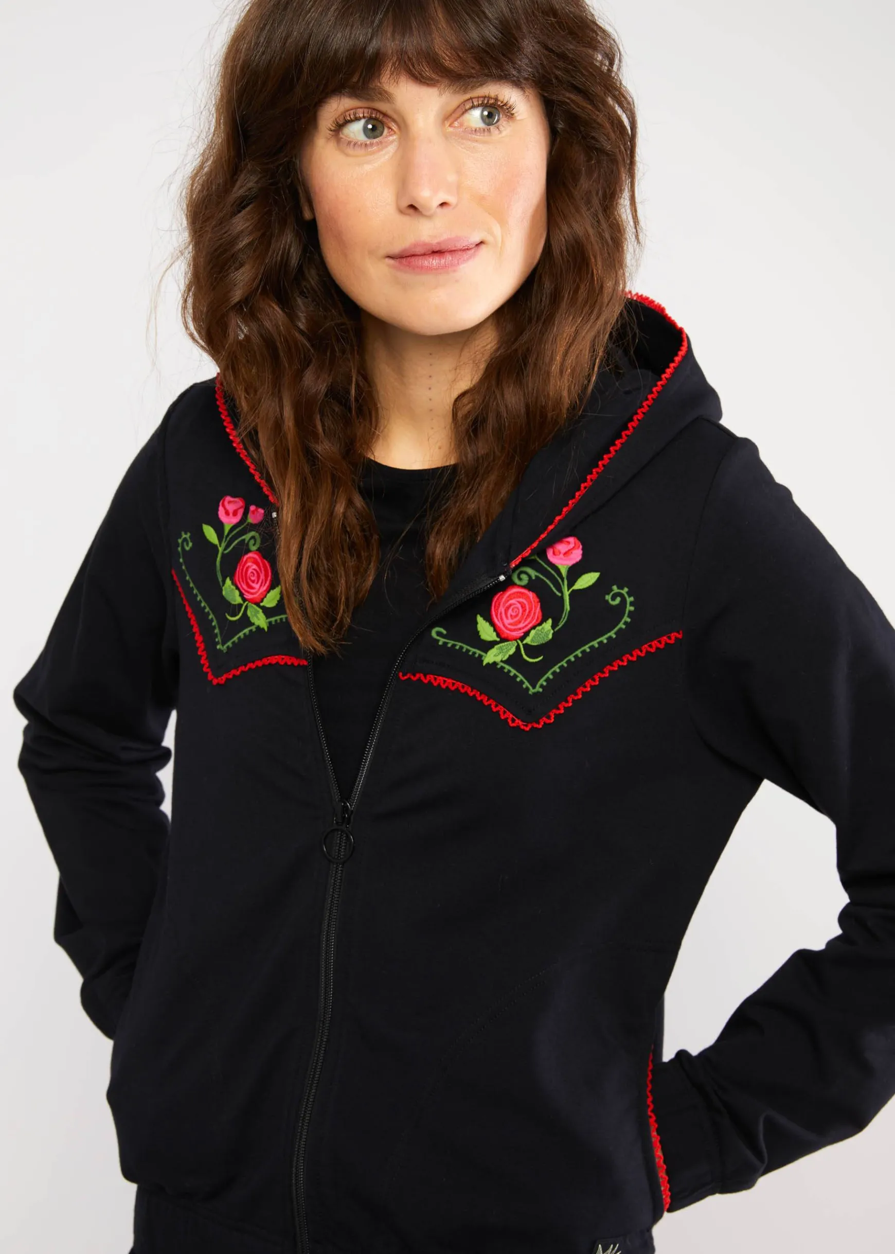 Damen Blutsgeschwister Zip-Jacken|Kapuzenjacke Country Zip up