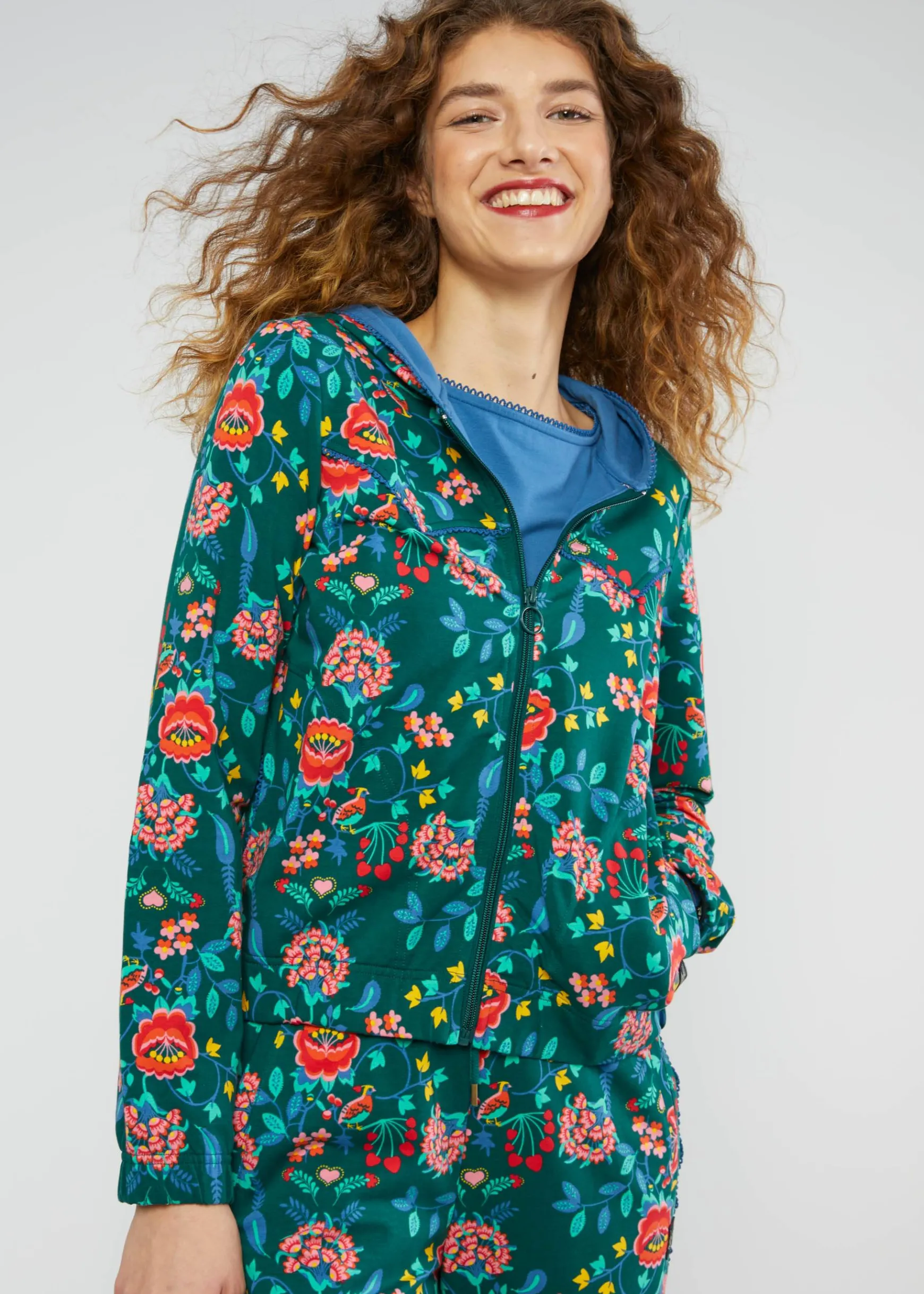 Damen Blutsgeschwister Zip-Jacken|Kapuzenjacke Country Zip up