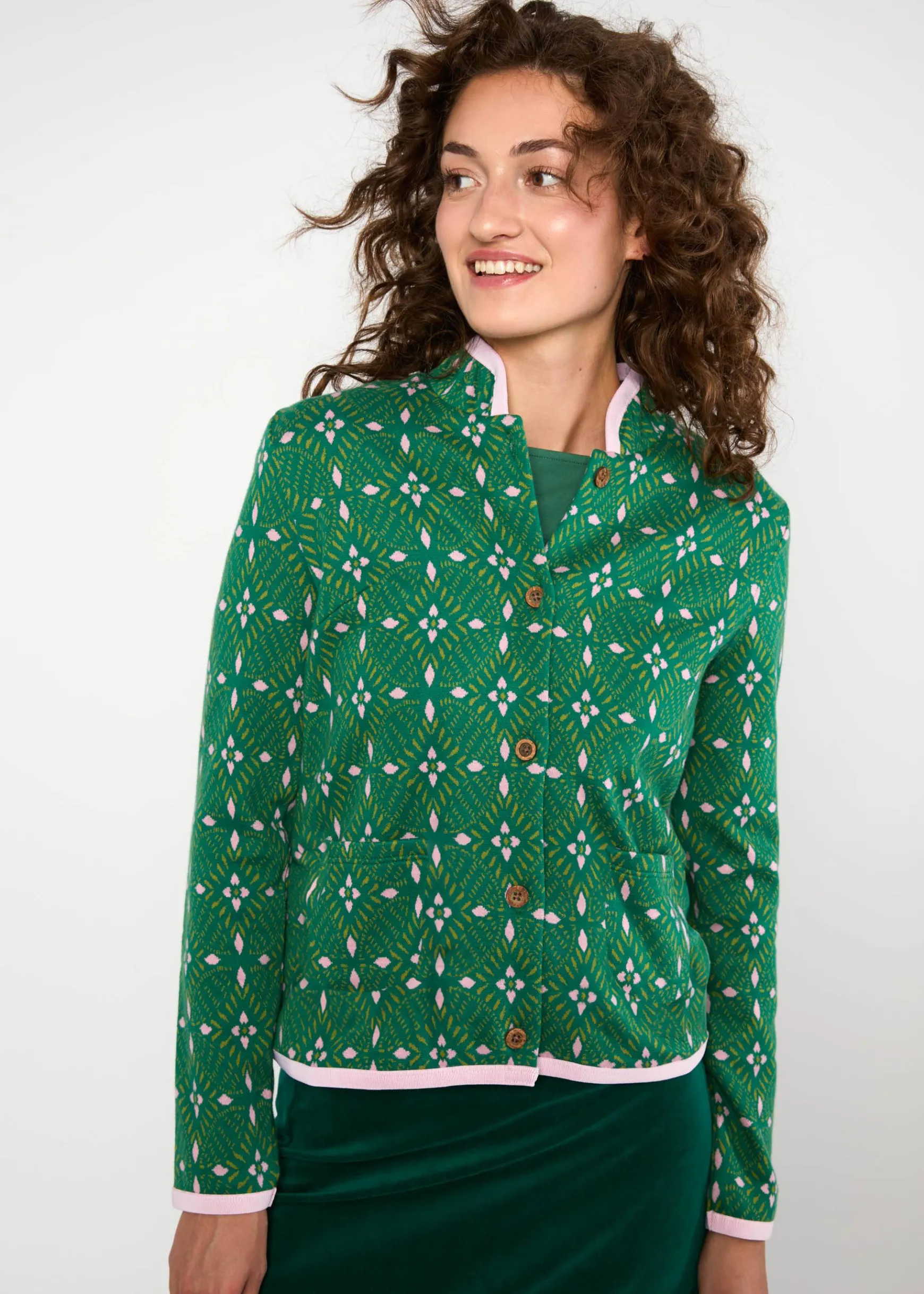 Damen Blutsgeschwister Zip-Jacken|Leichte Jacke Zen Harmony