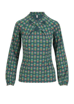 Damen Blutsgeschwister Longsleeves|Longsleeve Poetic Garden Boho
