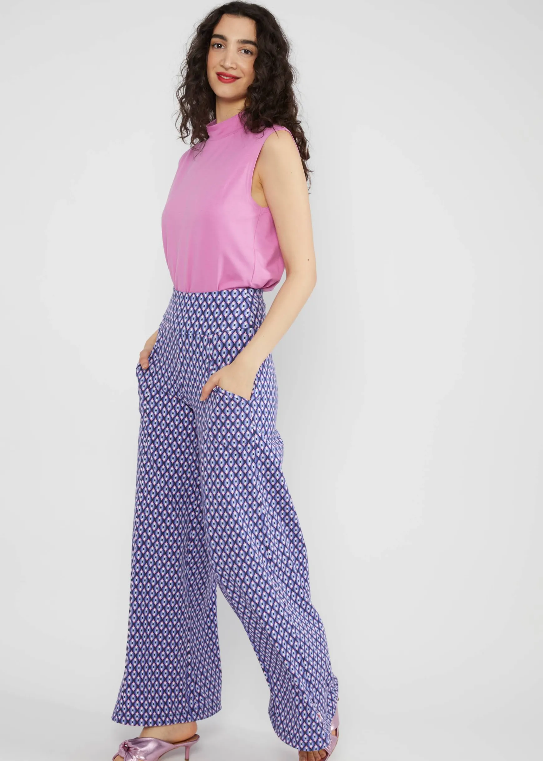 Damen Blutsgeschwister Stoffhosen|Sommerhosen|Marlenehose La Dietrich