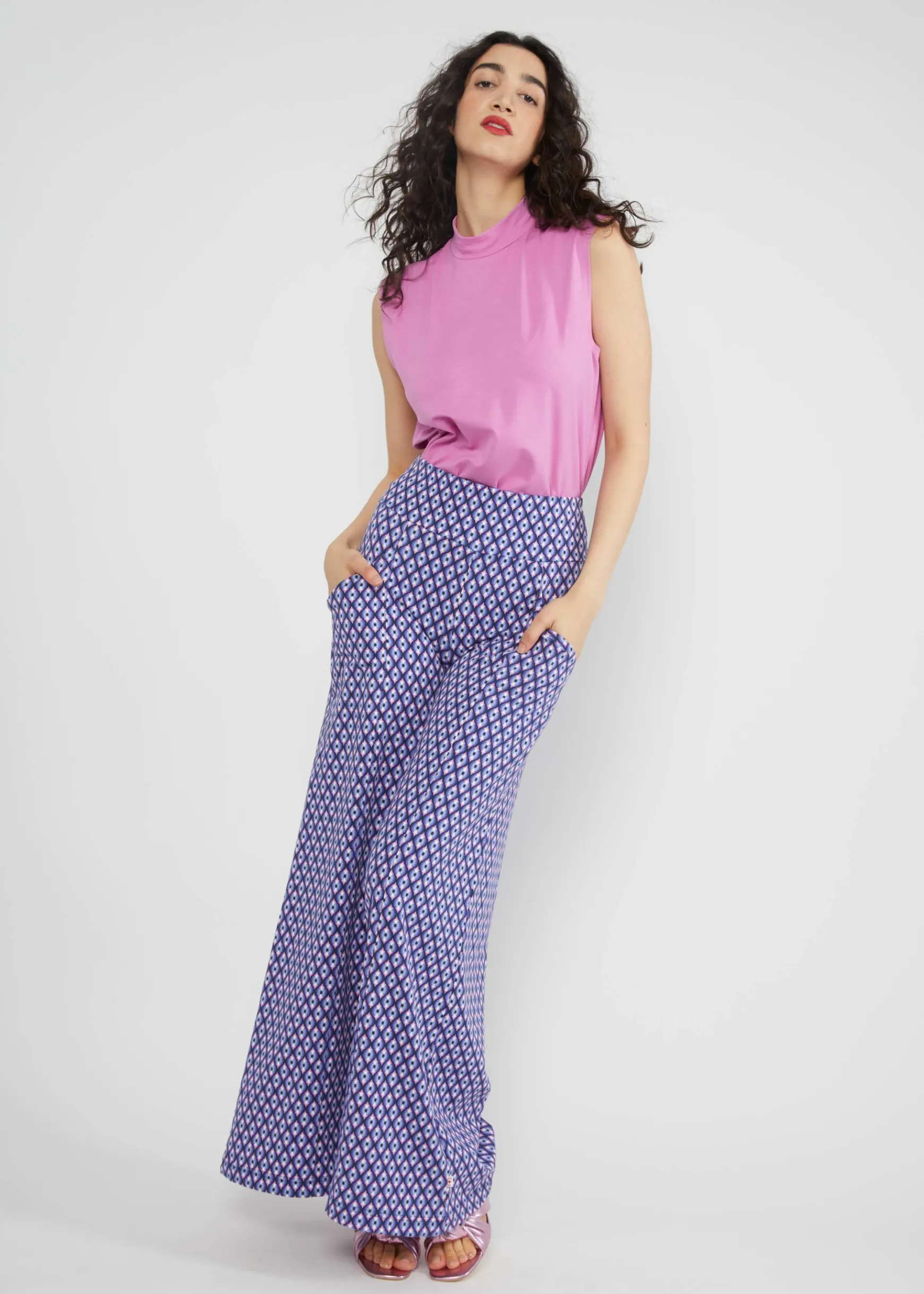 Damen Blutsgeschwister Stoffhosen|Sommerhosen|Marlenehose La Dietrich