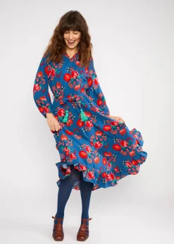 Damen Blutsgeschwister Midikleider|Midikleid Bohemian Fairytale