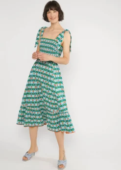 Damen Blutsgeschwister Midikleider|Midikleid Flowerchild