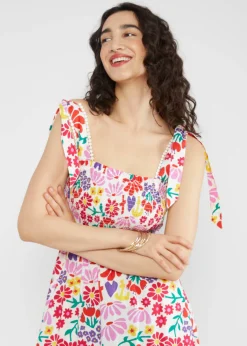 Damen Blutsgeschwister Midikleider|Midikleid Flowerchild