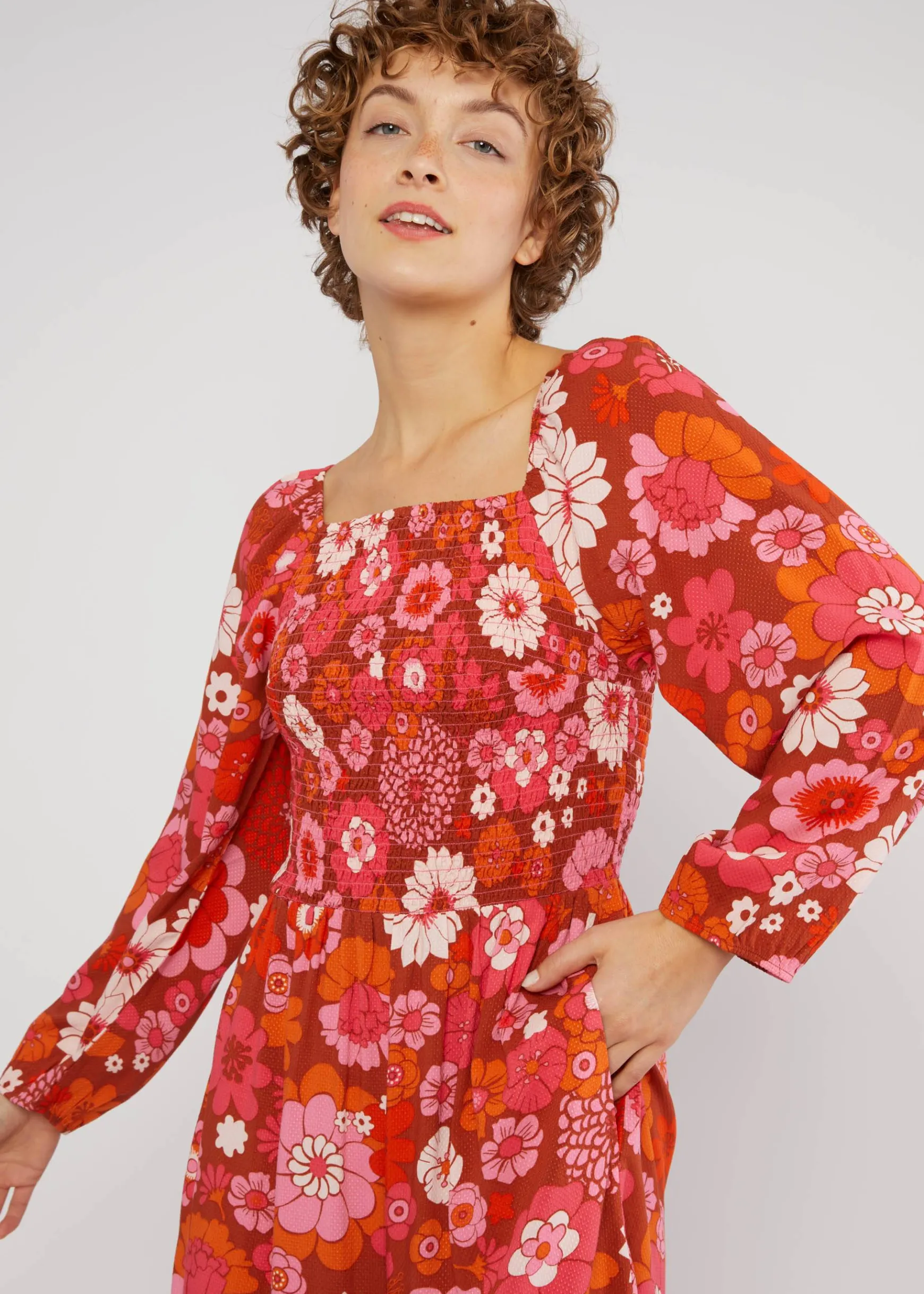 Damen Blutsgeschwister Midikleider|Midikleid Golden Maiden