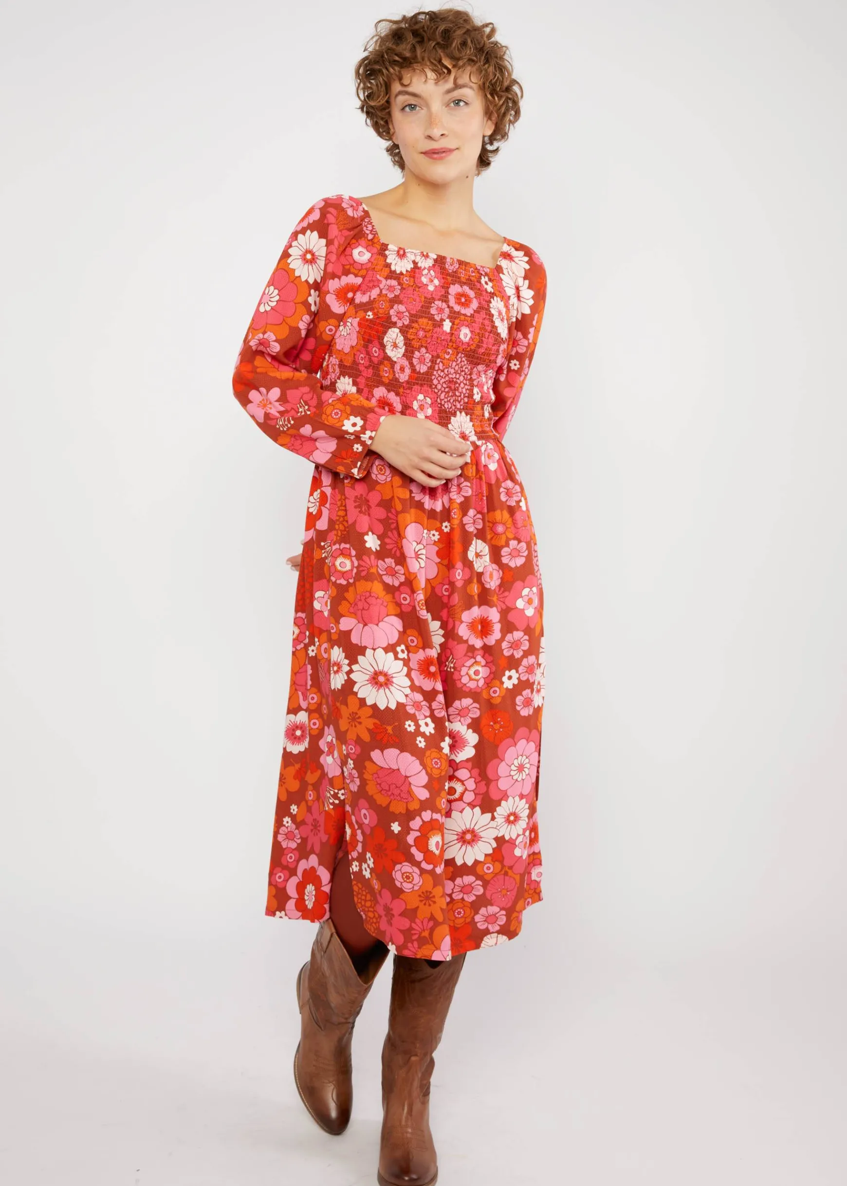 Damen Blutsgeschwister Midikleider|Midikleid Golden Maiden