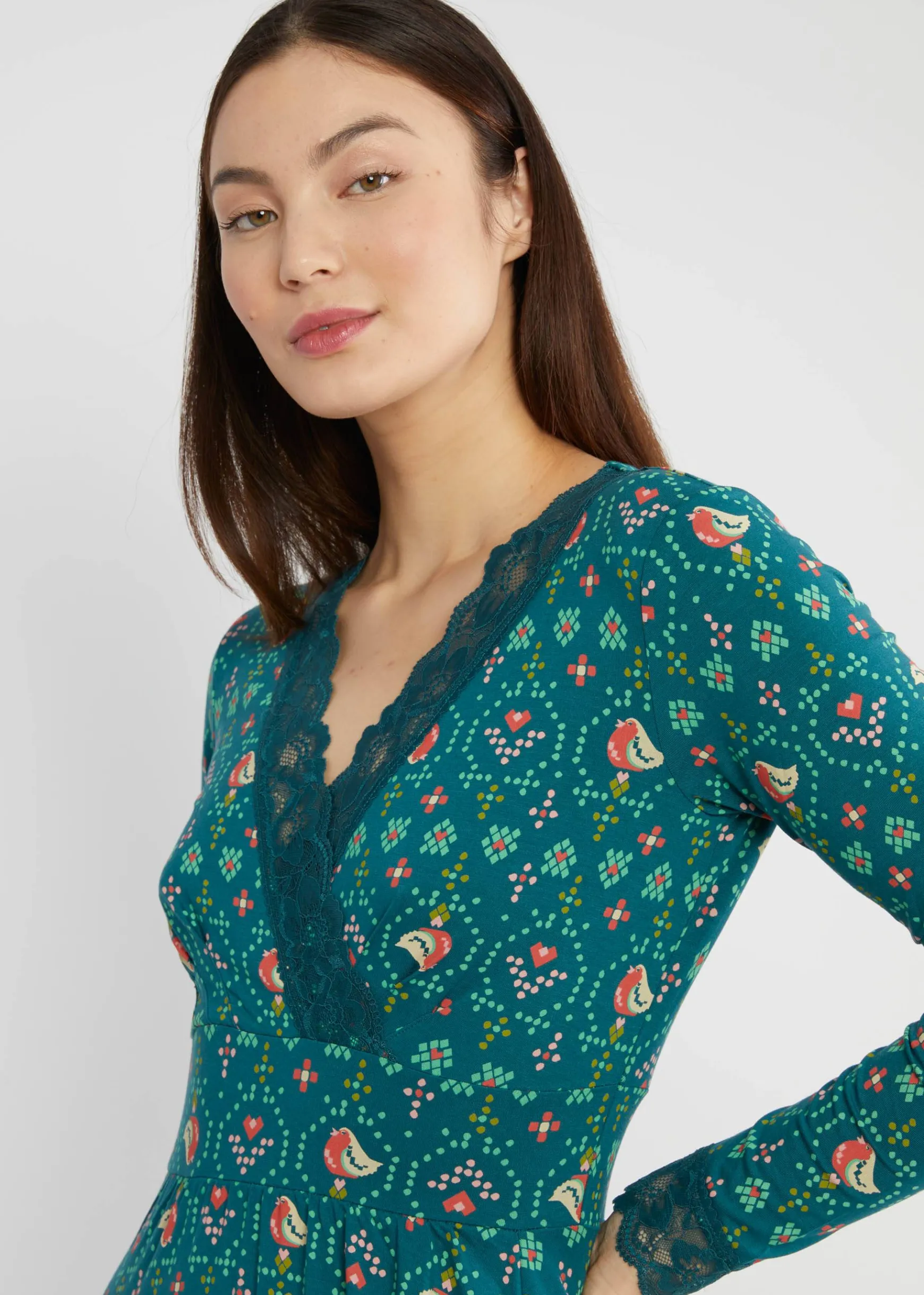 Damen Blutsgeschwister Midikleider|Midikleid Head to Toe Wow