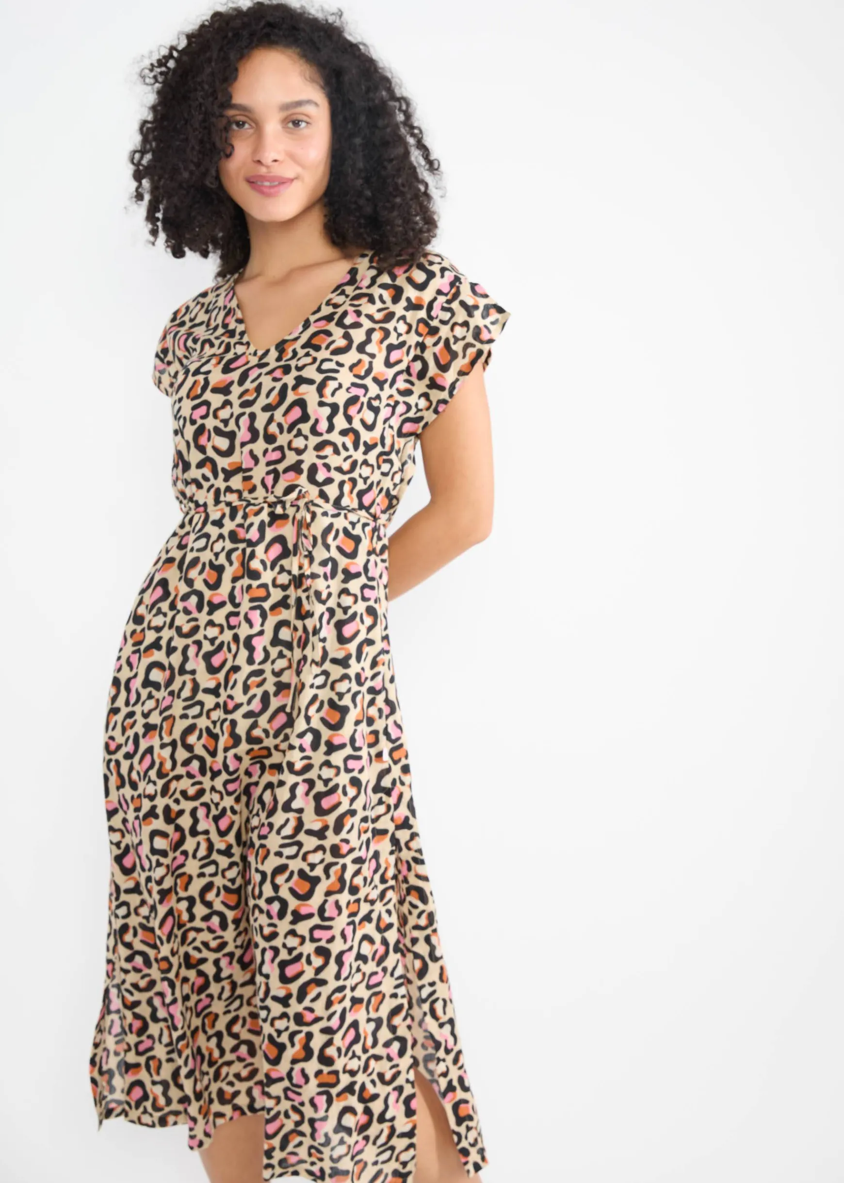 Damen Blutsgeschwister Midikleider|Midikleid Resort Romance