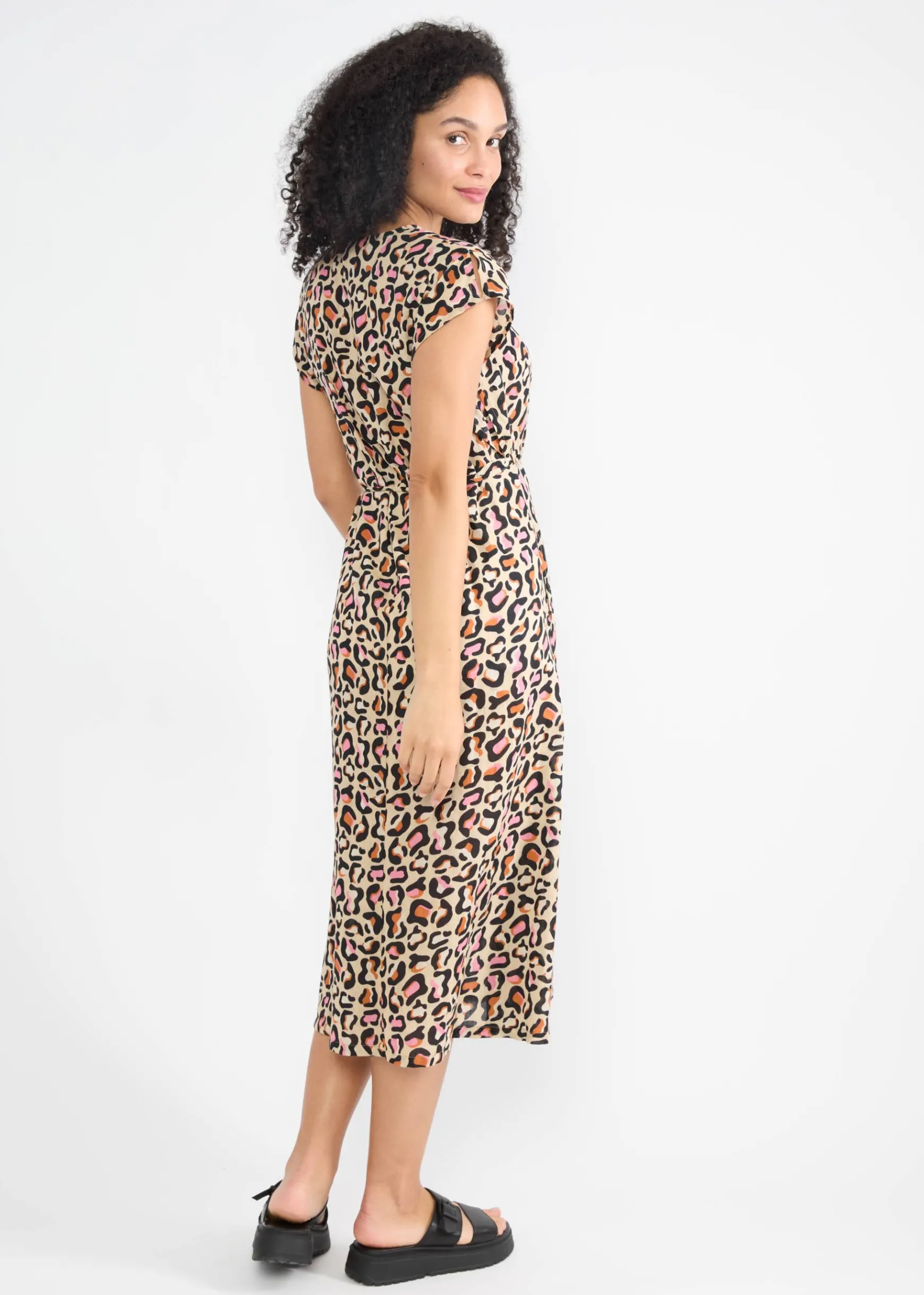 Damen Blutsgeschwister Midikleider|Midikleid Resort Romance