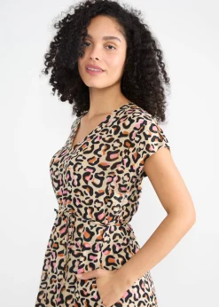 Damen Blutsgeschwister Midikleider|Midikleid Resort Romance