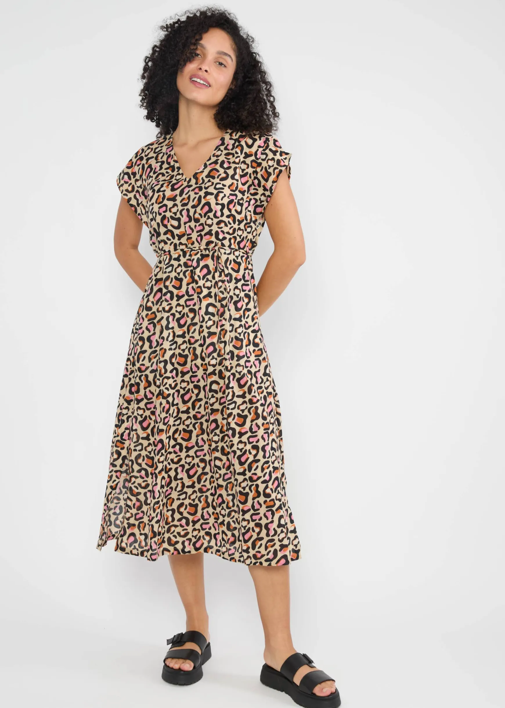 Damen Blutsgeschwister Midikleider|Midikleid Resort Romance