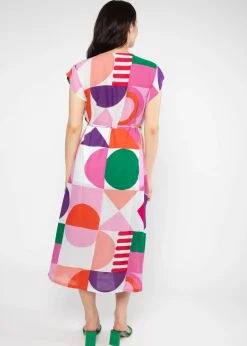 Damen Blutsgeschwister Midikleider|Midikleid Resort Romance