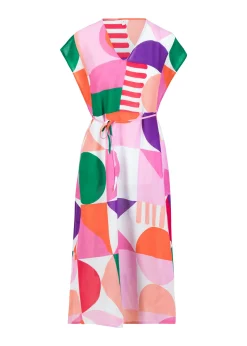 Damen Blutsgeschwister Midikleider|Midikleid Resort Romance