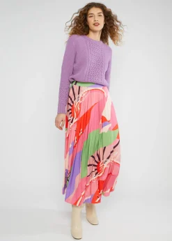 Damen Blutsgeschwister Tellerröcke|Midiröcke|Midirock Sakura Swirls