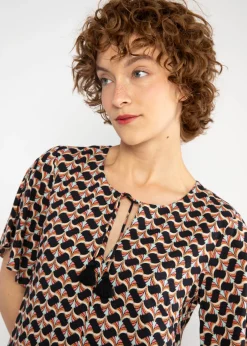Damen Blutsgeschwister Minikleider|Minikleid Kaftan Wings