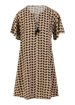 Damen Blutsgeschwister Minikleider|Minikleid Kaftan Wings