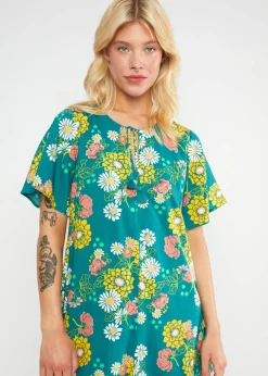 Damen Blutsgeschwister Minikleider|Minikleid Kaftan Wings
