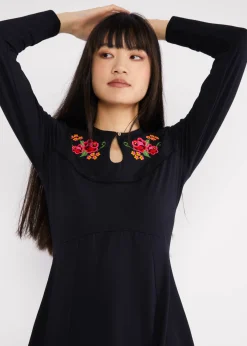 Damen Blutsgeschwister Jerseykleider|Knielange Kleider|Minikleid Lucky Mrs. Lovely Western