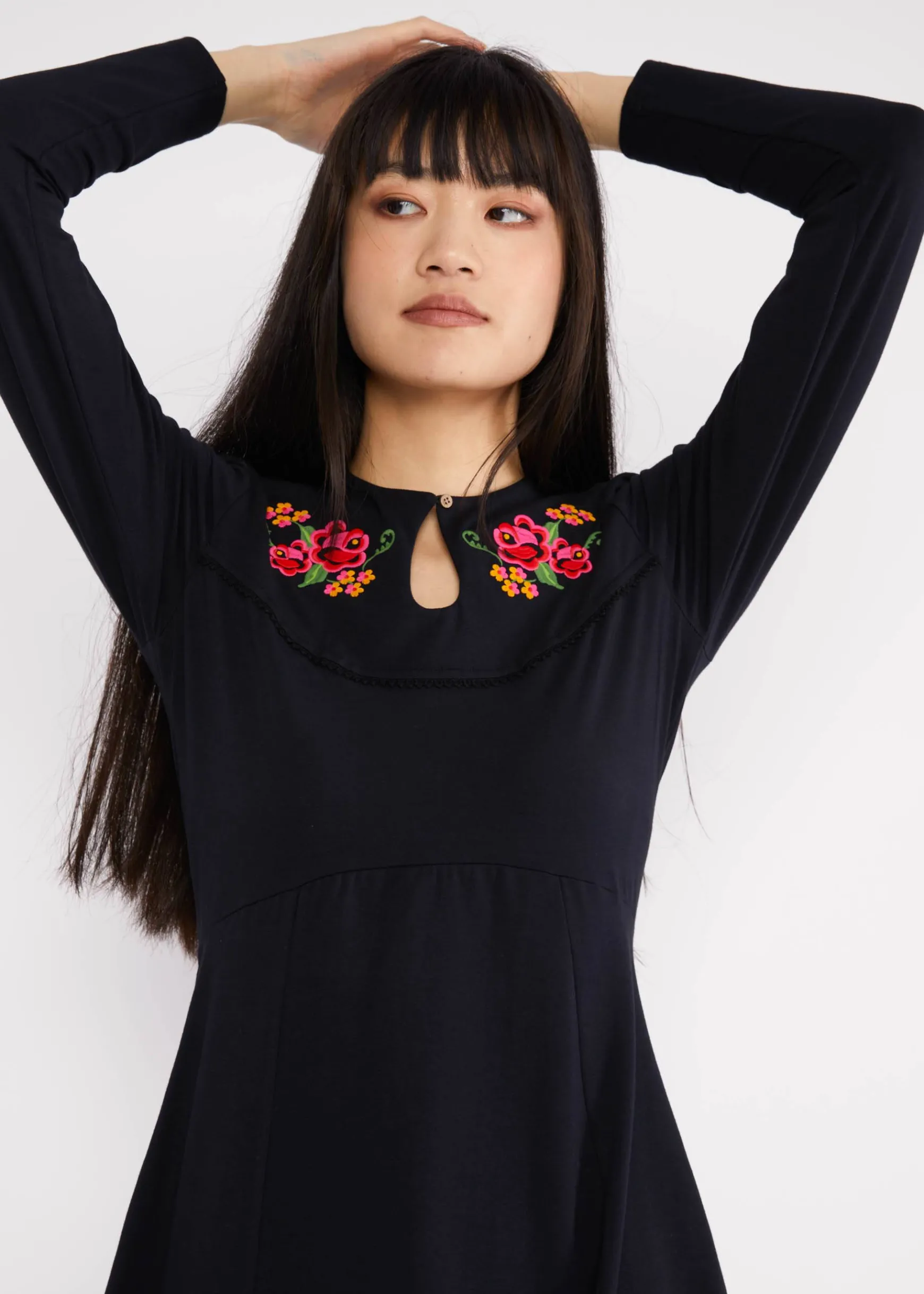 Damen Blutsgeschwister Jerseykleider|Knielange Kleider|Minikleid Lucky Mrs. Lovely Western