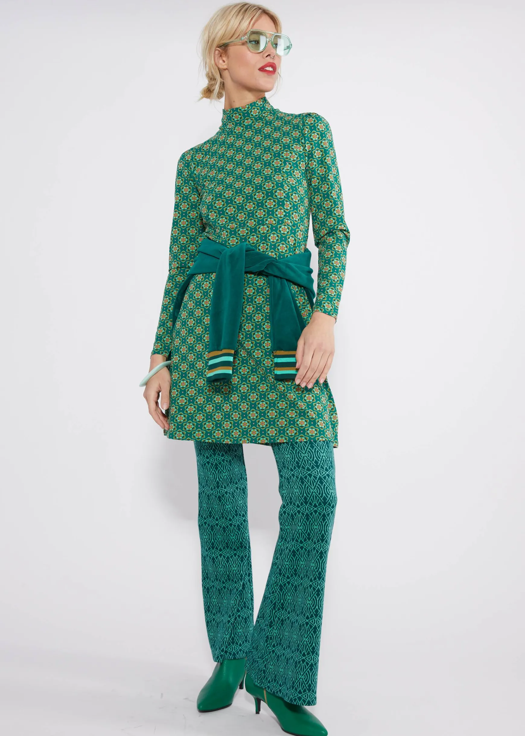 Damen Blutsgeschwister Jerseykleider|Minikleider|Minikleid Sweet turtle Mania