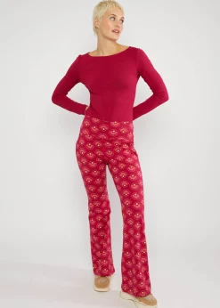 Damen Blutsgeschwister Stoffhosen|Schlaghosen|Schlaghose Easy Flared