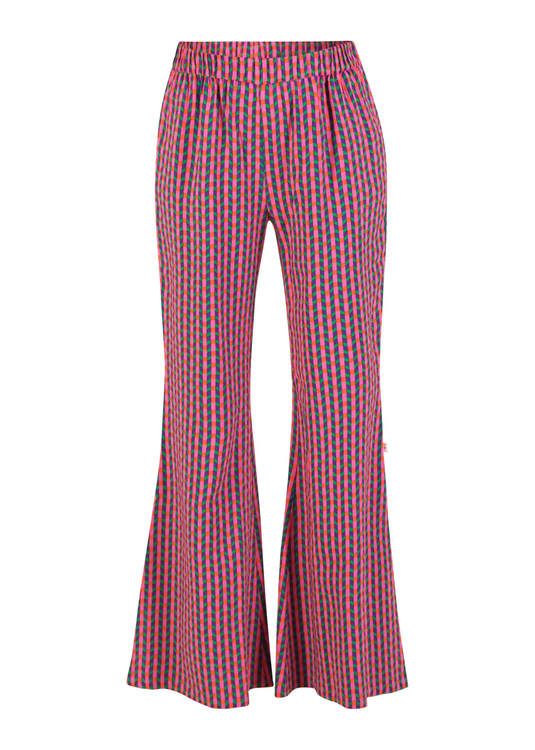 Damen Blutsgeschwister Stoffhosen|Boyfriend-Hosen|Schlaghose Flarebunny