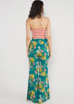 Damen Blutsgeschwister Stoffhosen|Boyfriend-Hosen|Schlaghose Flarebunny
