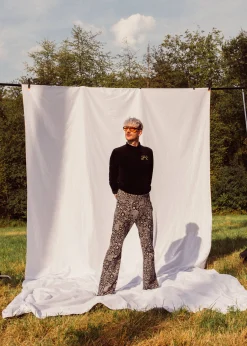 Damen Blutsgeschwister Stoffhosen|Schlaghosen|Schlaghose On a Winters Day Flared