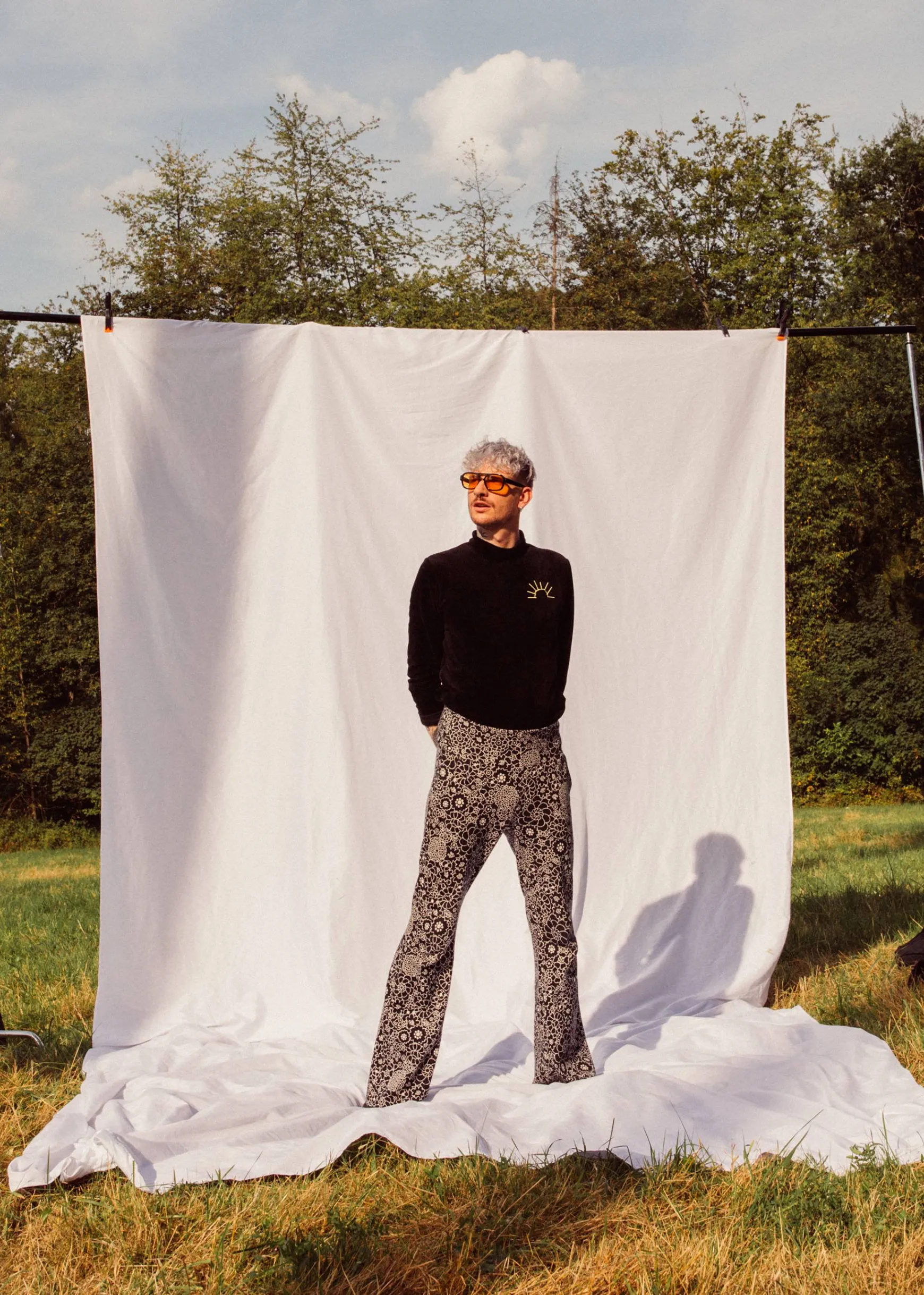 Damen Blutsgeschwister Stoffhosen|Schlaghosen|Schlaghose On a Winters Day Flared