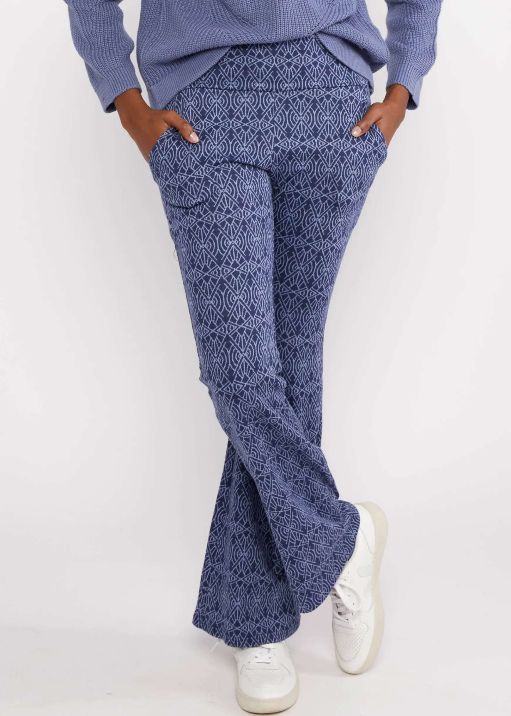 Damen Blutsgeschwister Stoffhosen|Schlaghosen|Schlaghose On a Winters Day Flared