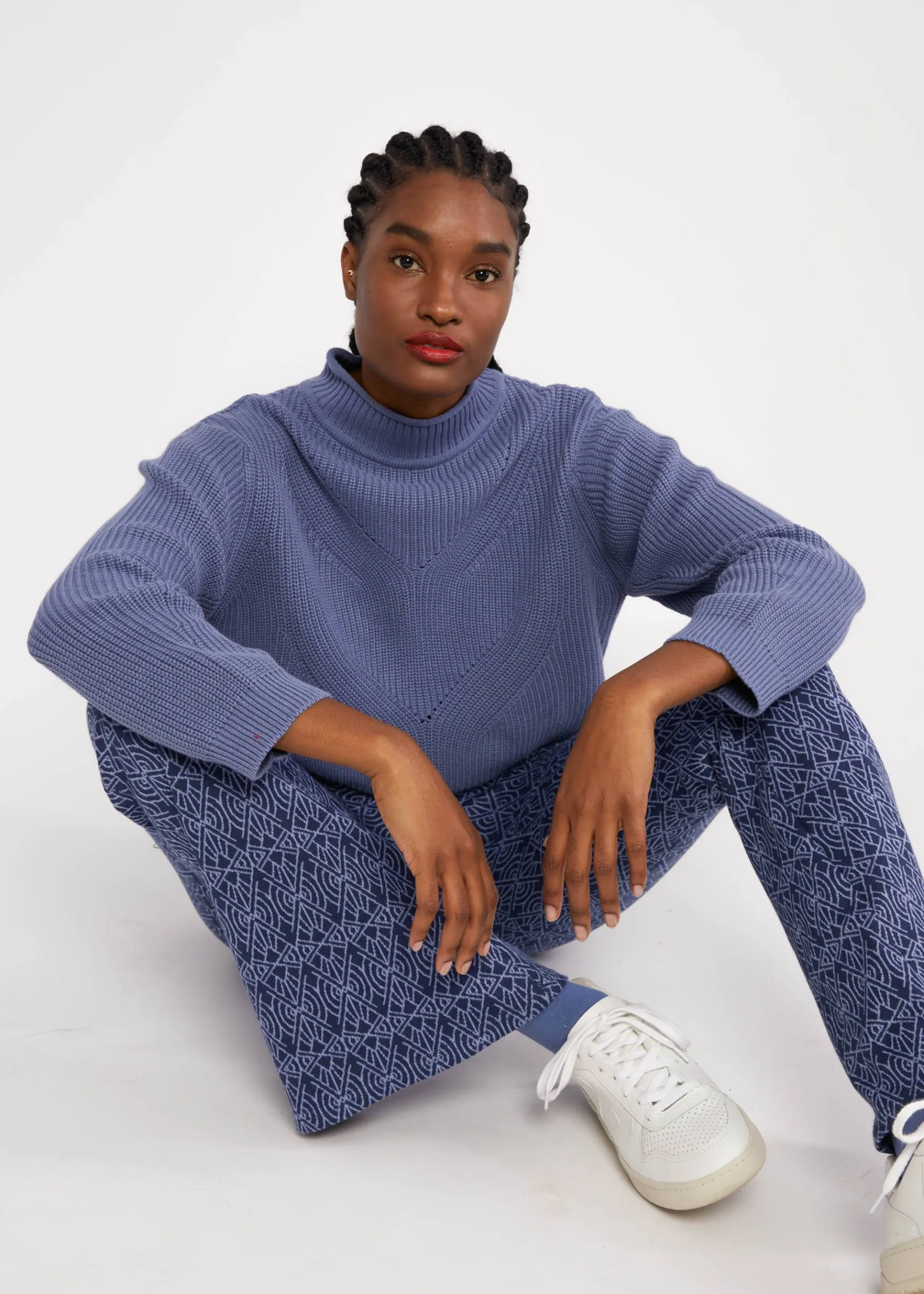 Damen Blutsgeschwister Stoffhosen|Schlaghosen|Schlaghose On a Winters Day Flared