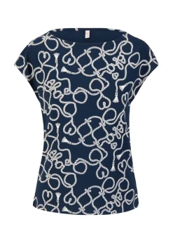 Damen Blutsgeschwister Tops|Rundhals|Shirt Breezy Flowgirl