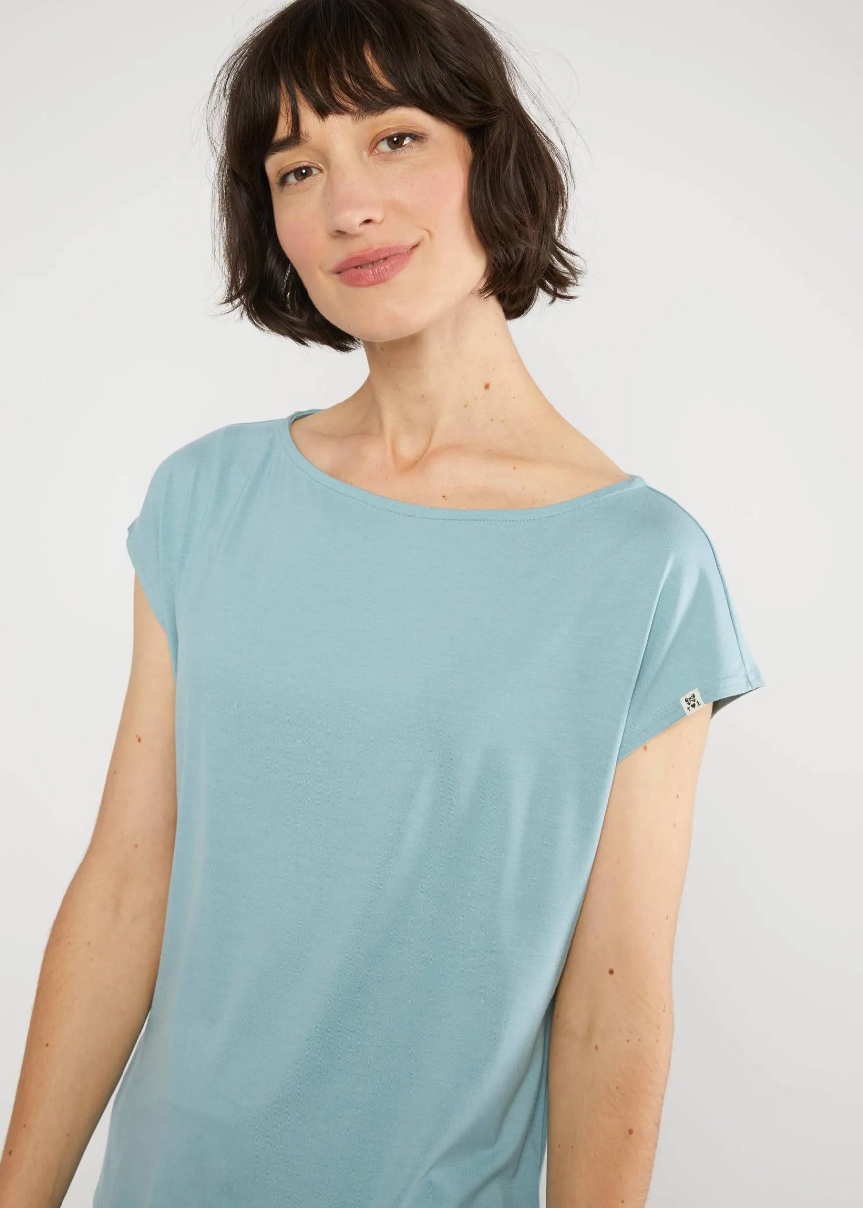Damen Blutsgeschwister Tops|Rundhals|Shirt Breezy Flowgirl