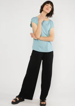 Damen Blutsgeschwister Tops|Rundhals|Shirt Breezy Flowgirl