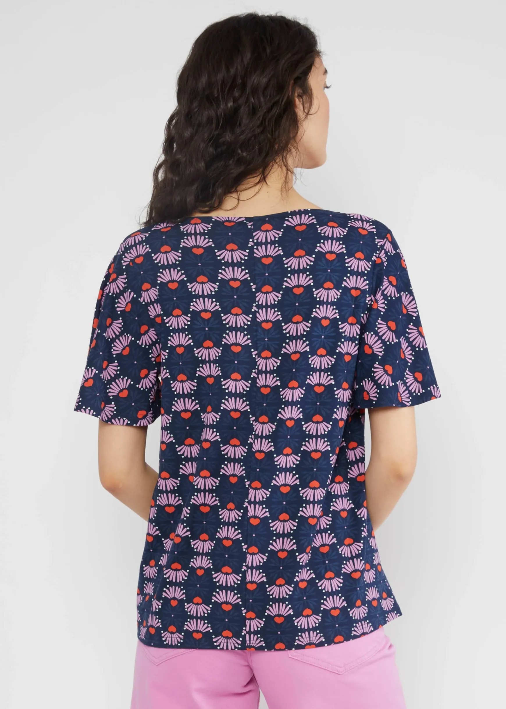 Damen Blutsgeschwister T-Shirts|V-Ausschnitt|Shirt Graceful Belle Air