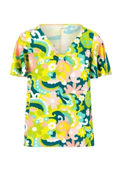 Damen Blutsgeschwister T-Shirts|V-Ausschnitt|Shirt Graceful Belle Air