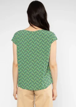 Damen Blutsgeschwister Tops|V-Ausschnitt|Shirt Liberty Maniac