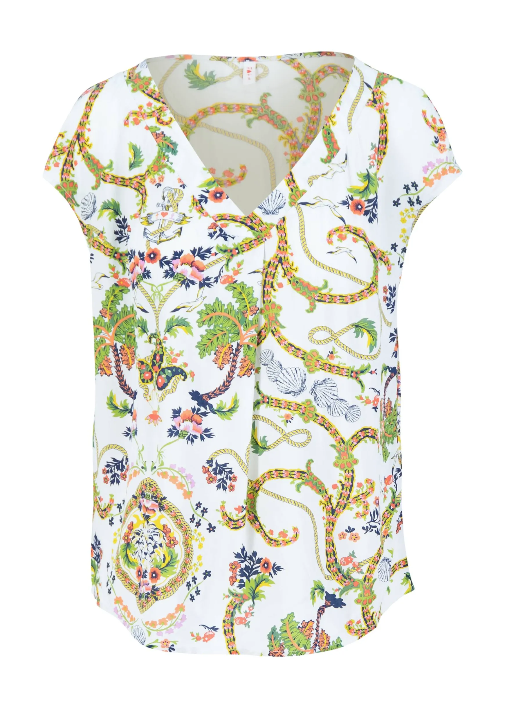 Damen Blutsgeschwister Tops|V-Ausschnitt|Shirt Liberty Maniac