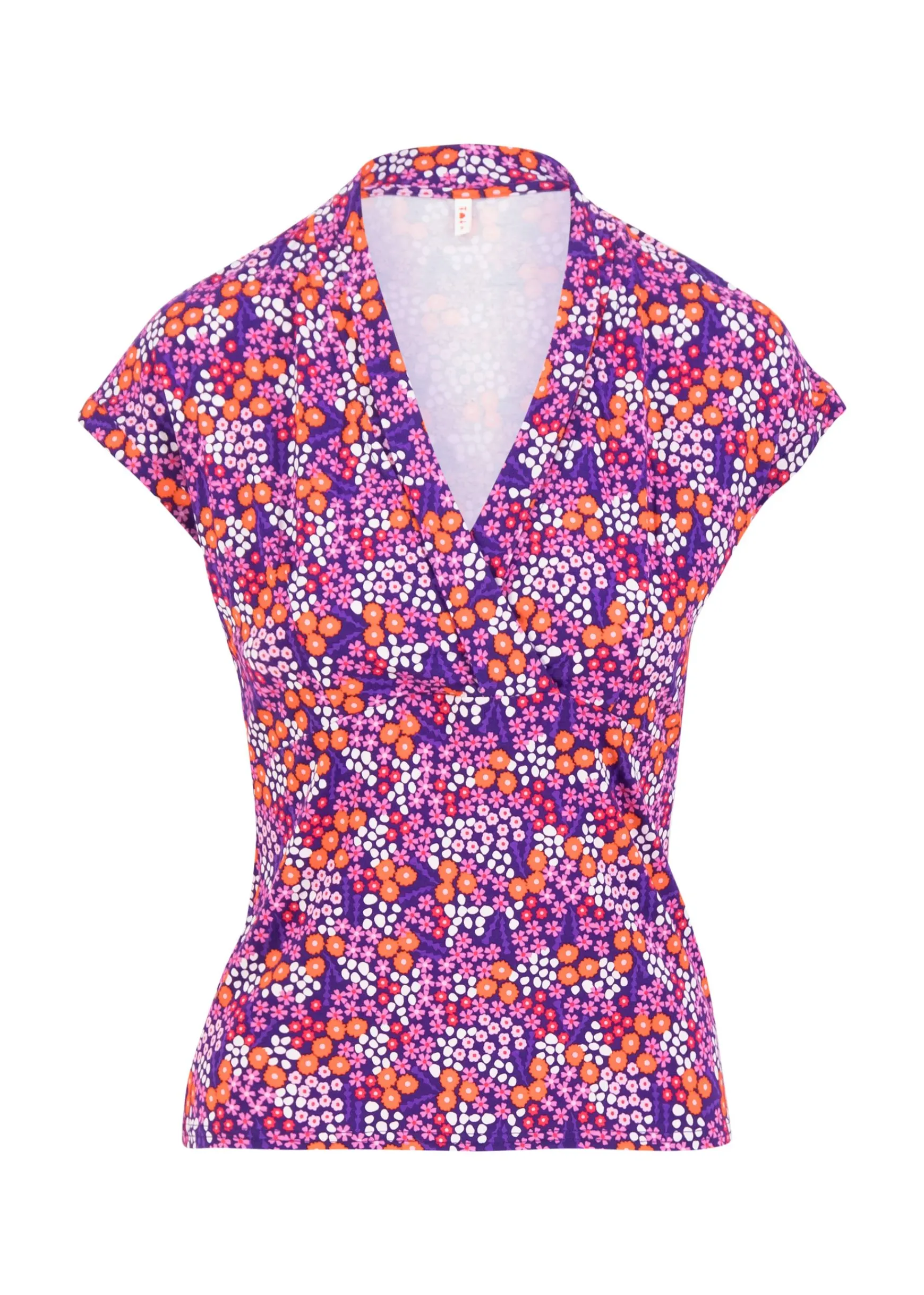 Damen Blutsgeschwister T-Shirts|V-Ausschnitt|Shirt Mon Cher Cache-Cu0153ur