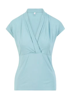 Damen Blutsgeschwister T-Shirts|V-Ausschnitt|Shirt Mon Cher Cache-Cu0153ur