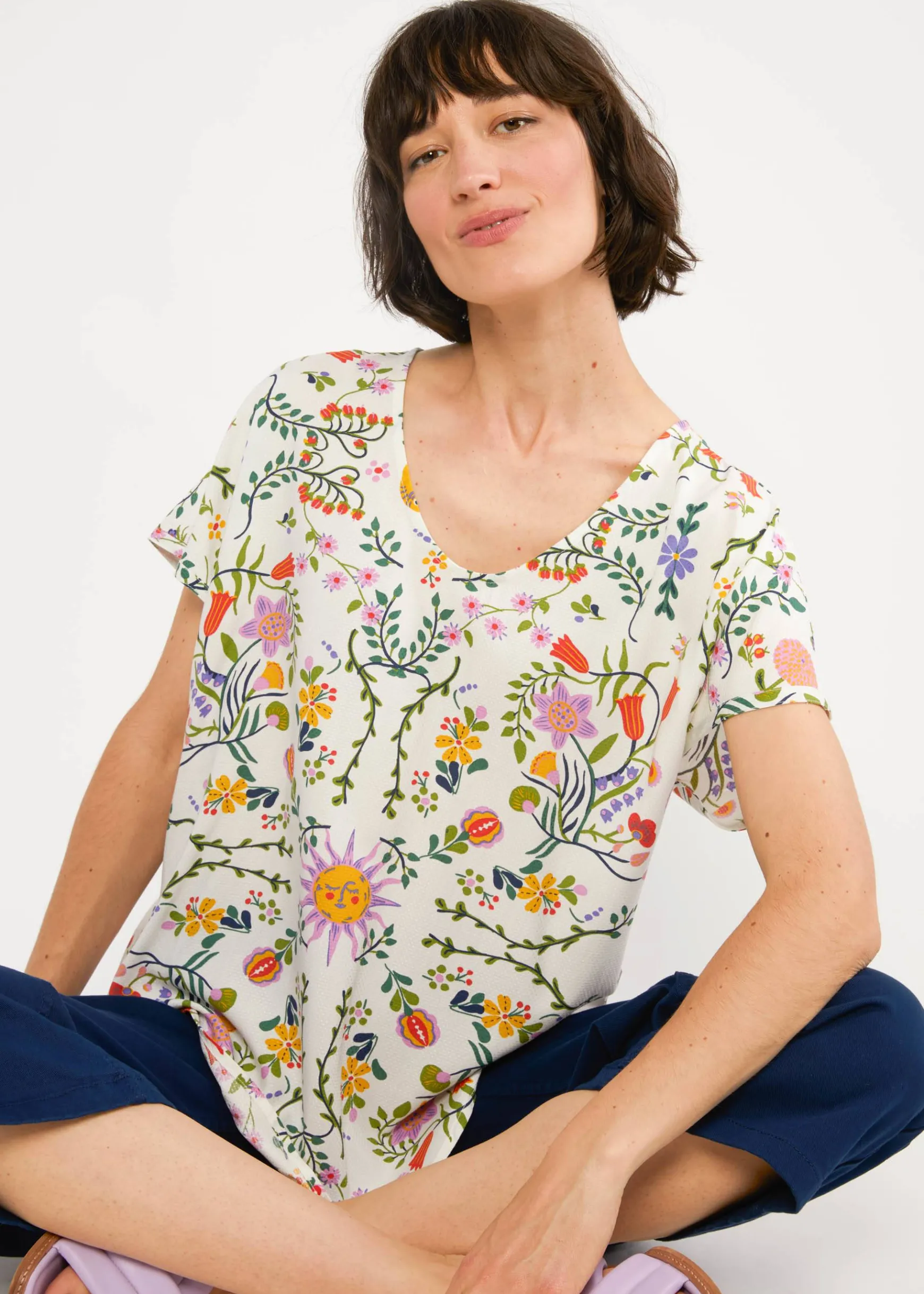 Damen Blutsgeschwister T-Shirts|Rundhals|Shirt The Grand Ease
