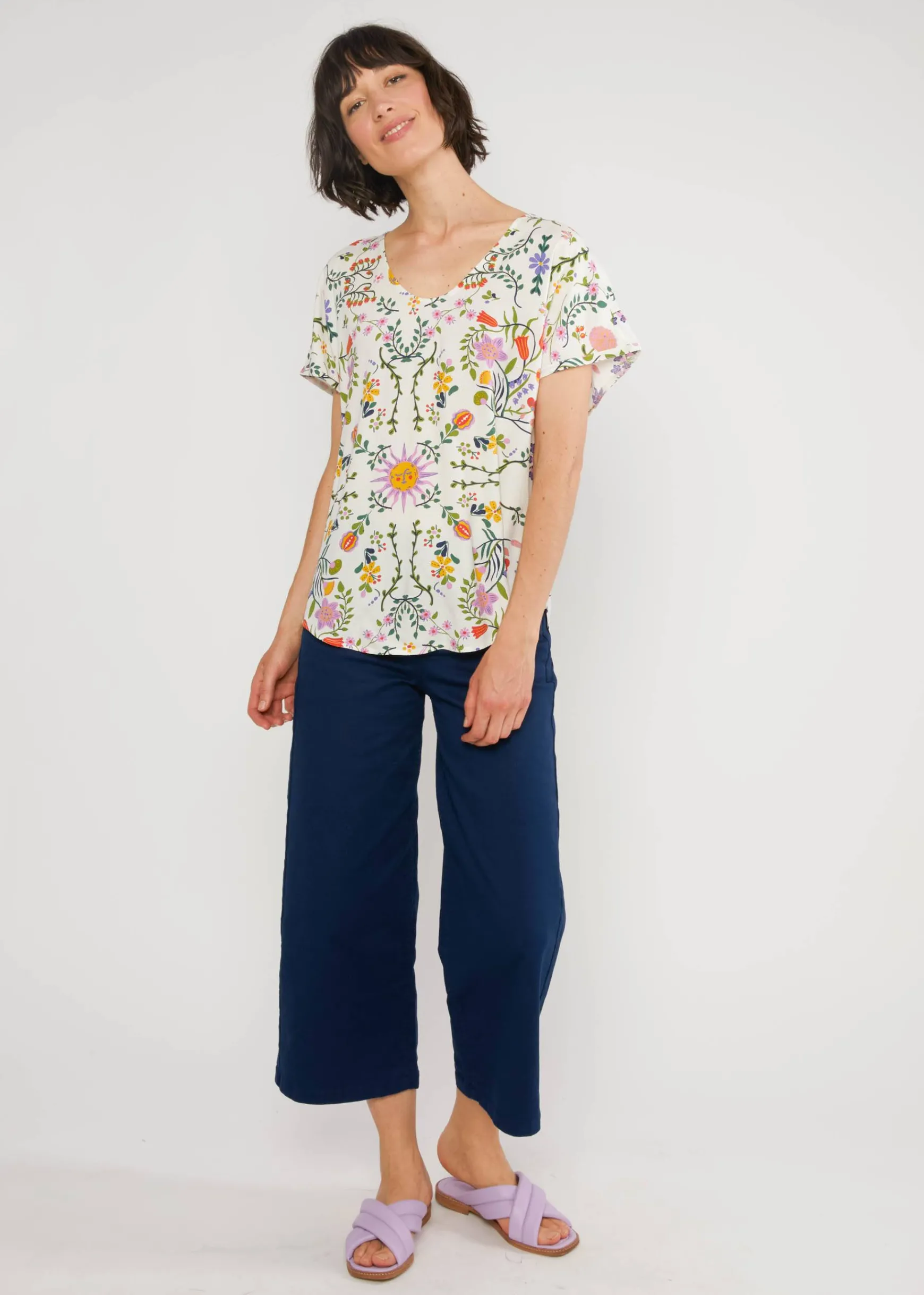 Damen Blutsgeschwister T-Shirts|Rundhals|Shirt The Grand Ease