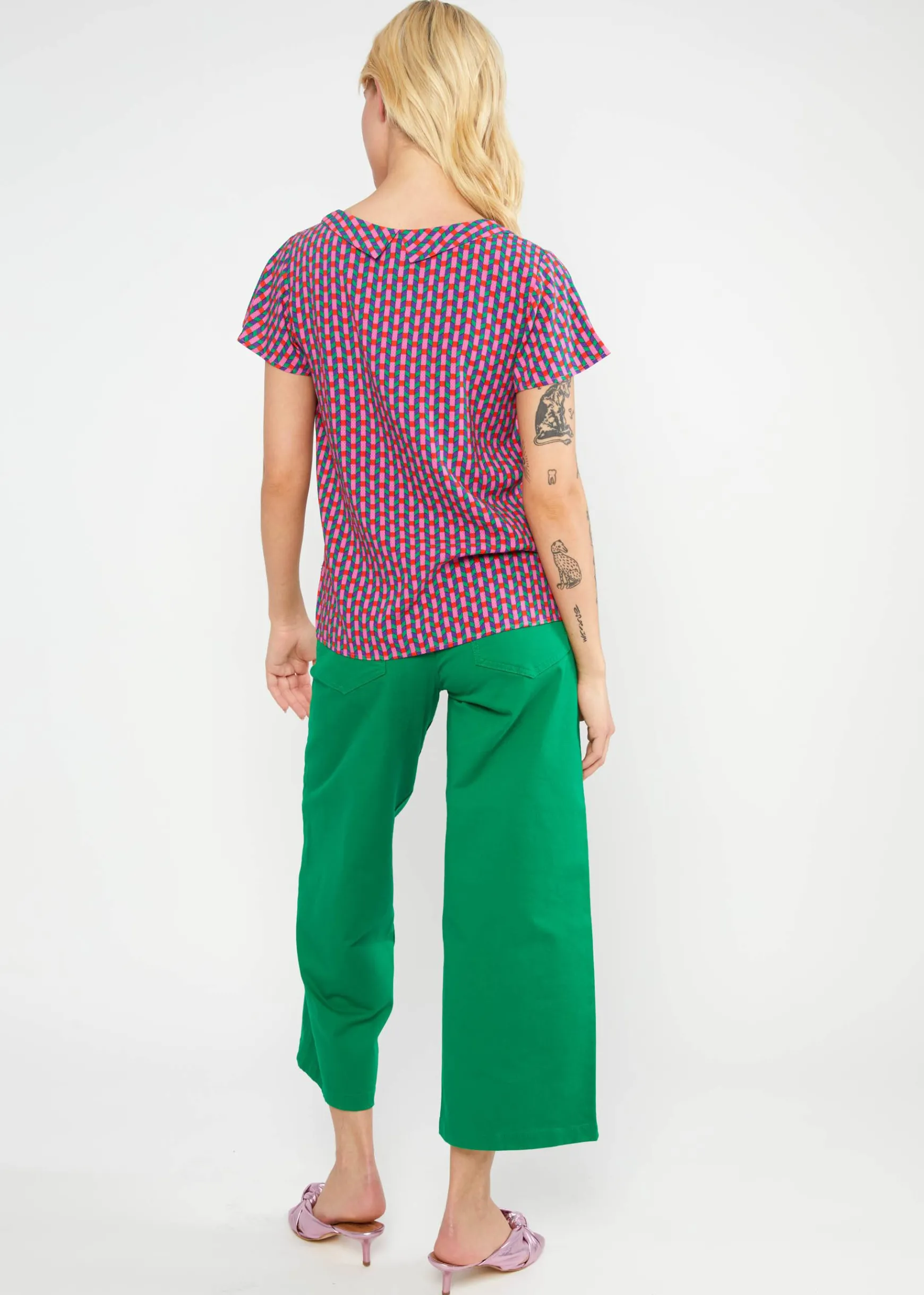 Damen Blutsgeschwister T-Shirts|V-Ausschnitt|Sommerbluse Feed the Birds