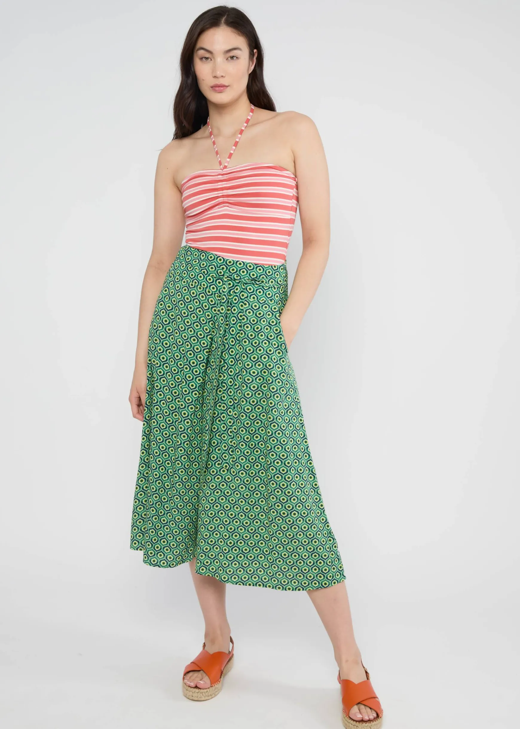 Damen Blutsgeschwister Stoffhosen|Culottes|Sommerhose Flotte Culottes