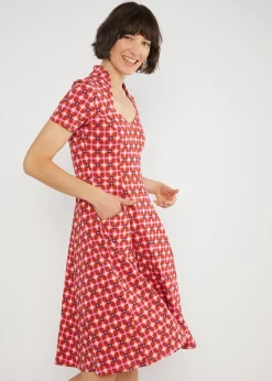 Damen Blutsgeschwister Jerseykleider|Knielange Kleider|Sommerkleid Gracious Allure