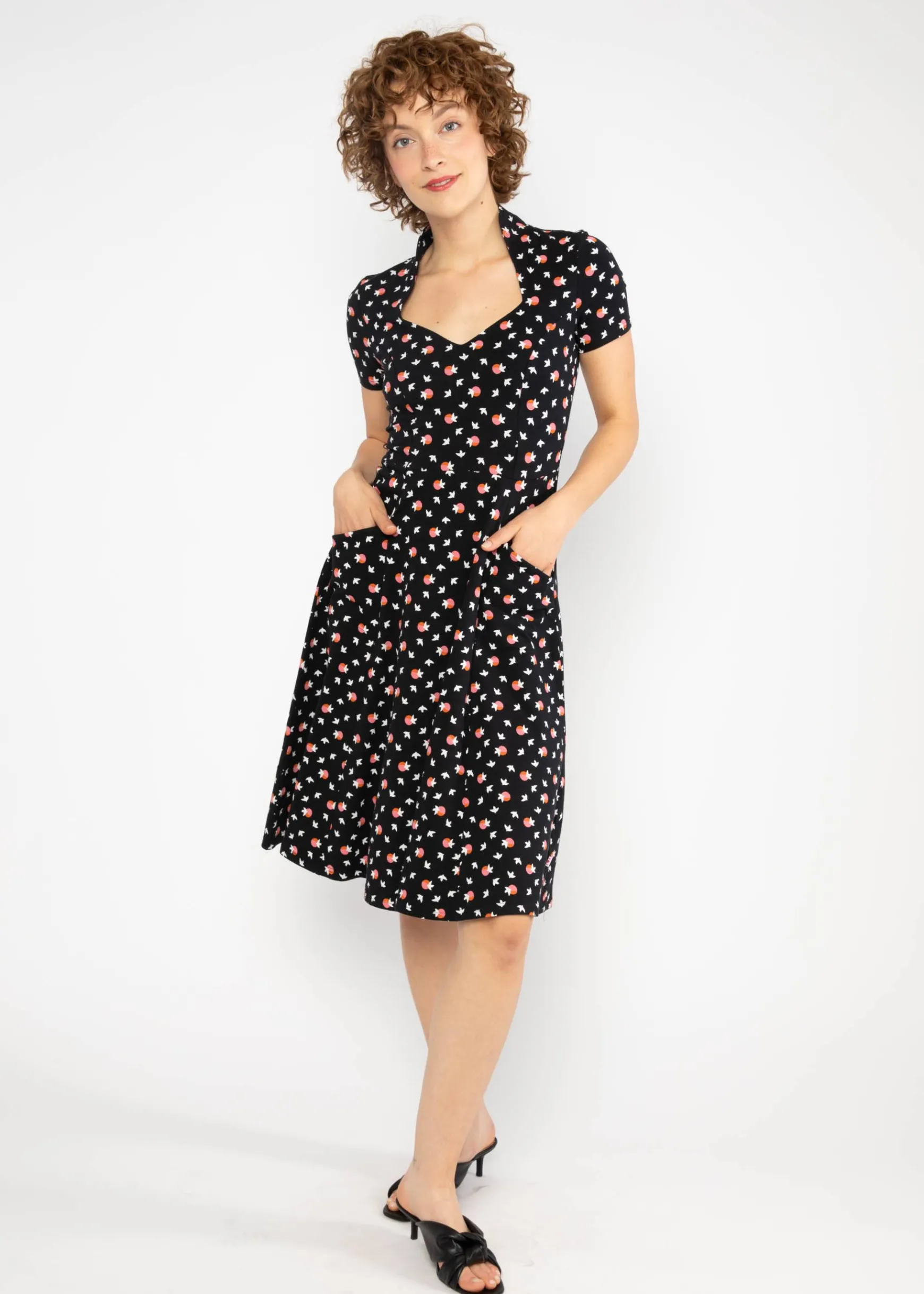 Damen Blutsgeschwister Jerseykleider|Knielange Kleider|Sommerkleid Gracious Allure