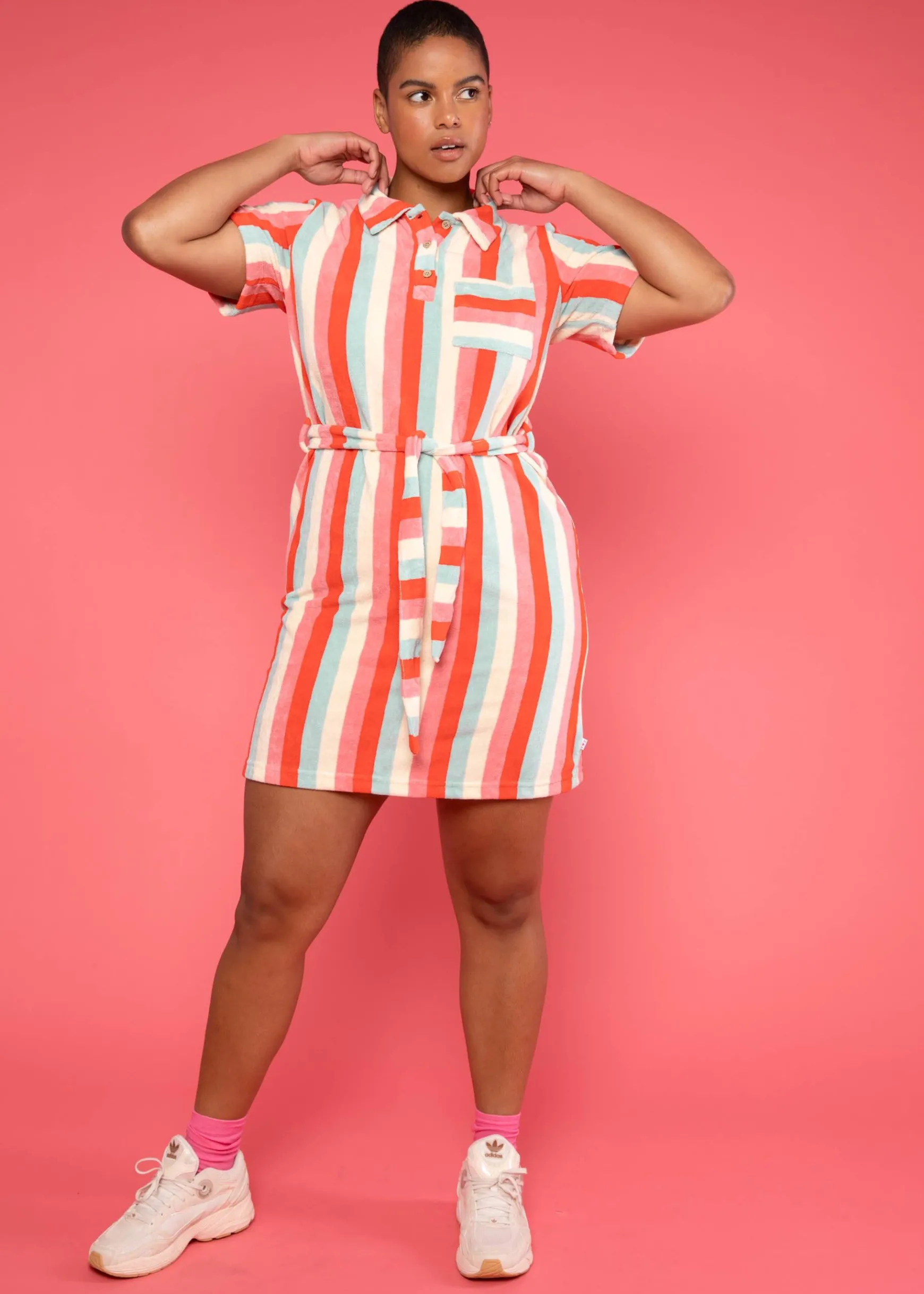 Damen Blutsgeschwister Minikleider|Sommerkleid Grand Slam Madame
