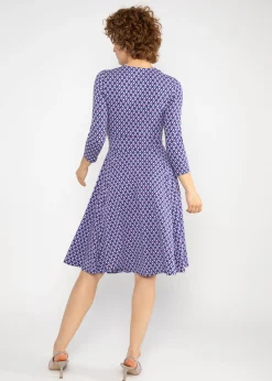 Damen Blutsgeschwister Jerseykleider|Knielange Kleider|Sommerkleid Hot Knot Power